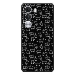 Чохол з принтом для Realme C100i (AlphaPrint) Модні коти (Маленькі котики)