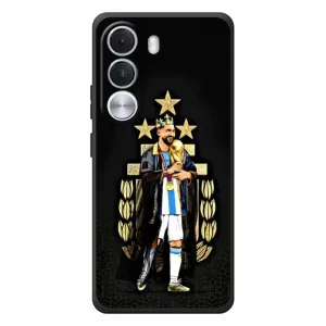 Чехлы для Realme C100i (Leo чемпион) (AlphaPrint) (Месси Король)