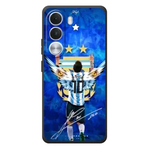 Чехлы для Realme C100i (Leo чемпион) (AlphaPrint) (Месси сборная)