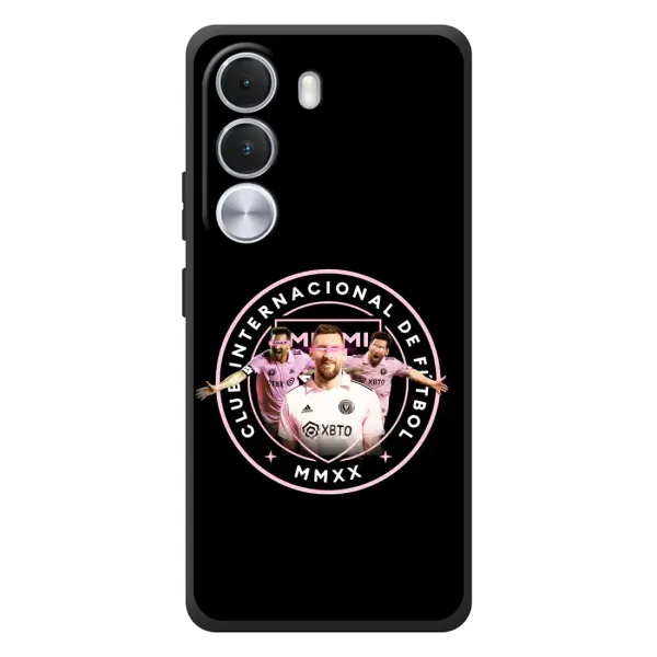 Чехол с принтом «Месси в лого» для Realme C100i Чехол с принтом «Месси в лого» для Realme C100i