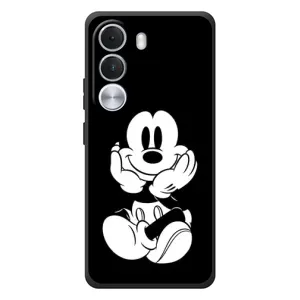 Міккі Маус чохол для Realme C100i (AlphaPrint - Мультяшні) (Маус на чорному)
