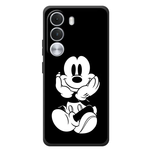 Чехол с принтом «Микки на черном» для Realme C100i Чехол с принтом «Микки на черном» для Realme C100i