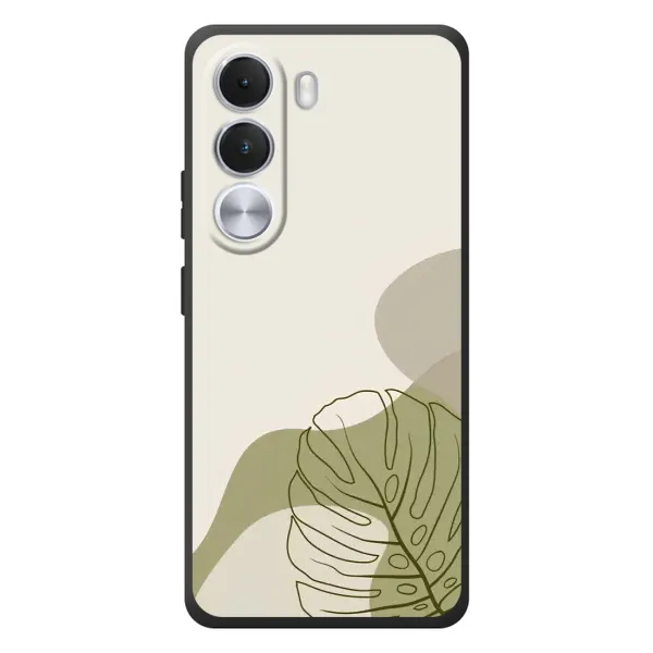 Чехол с принтом «Зеленая монстера дизайн» для Realme C100i