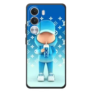 Круті Чохли Луі Віттон для Realme C100i (AlphaPrint) (Хлопець LV)