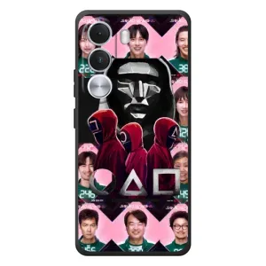 Чохол Гра в кальмара для Realme C100i (Учасники Гра кальмара)
