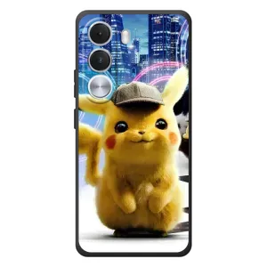 Чохол з Пікачу на Realme C100i (Пікачу в місті)