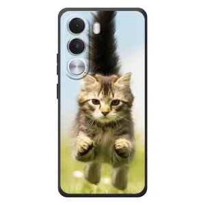 Чехлы с Котиками для Realme C100i (VPrint) (Прыжок кота)