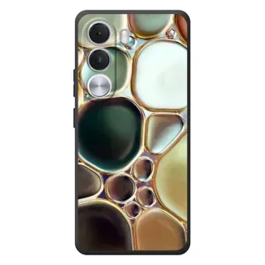 Мраморный чехол на Realme C100i (VPrint) (Радужный Мрамор)