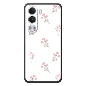 Чохол з розовим принтом для Realme C100i (Рожеві квіти)