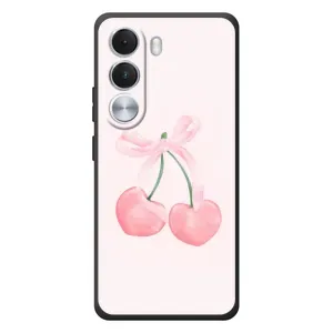 Чохол з розовим принтом для Realme C100i (Рожеві вишні)
