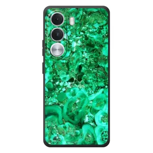 Мраморный чехол на Realme C100i (VPrint) (Салатный Мрамор)