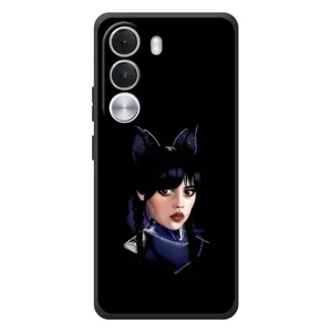 Чохли Венсдей на Realme C100i Уенсдей (AlphaPrint) (серйозна Венздей)