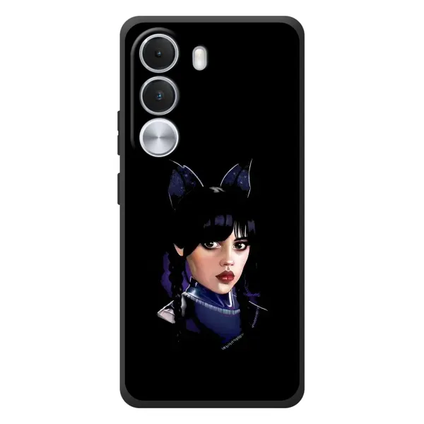 Чохол з принтом «серйозна Венздей» для Realme C100i