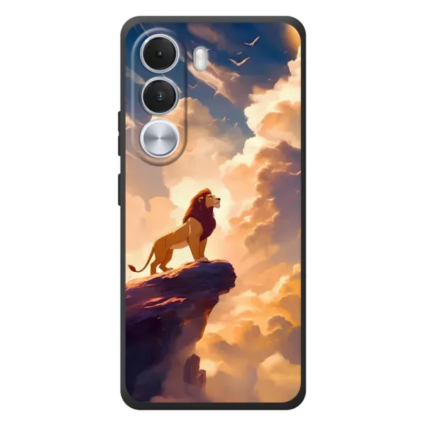 Чохол з принтом «Сімба на скелі» для Realme C100i