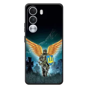 Чехлы с картинкой ЗСУ для Realme C100i (AlphaPrint) (Солдат ЗСУ)