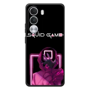 Чохол Гра в кальмара для Realme C100i (Неоновий охоронець гри)