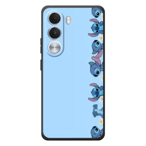 Чохол з принтом Стіч на Realme C100i (Стіч фон)