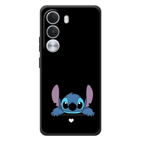 Чохол з принтом «Стіч на чорному» для Realme C100i