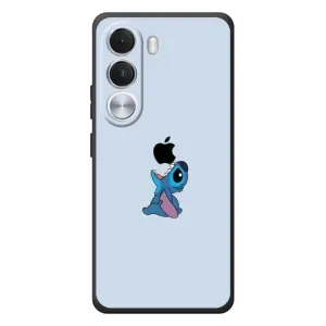 Чохол з принтом Стіч на Realme C100i (Stitch apple)