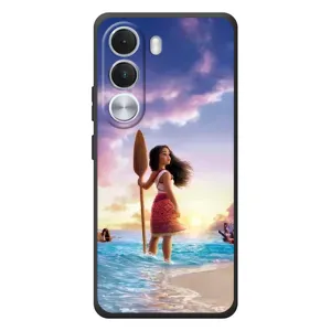 Чохол з мультфільмом Ваяна Realme C100i (Моана з веслом)