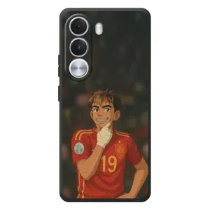 Чехол с футболистом Ламин Ямаль Realme C100i (Ямаль аниме)