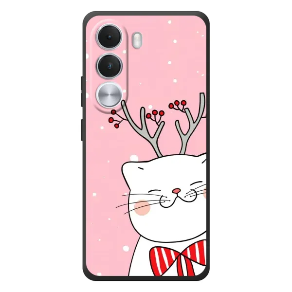Чохол з принтом «Зимовий кіт» для Realme C100i