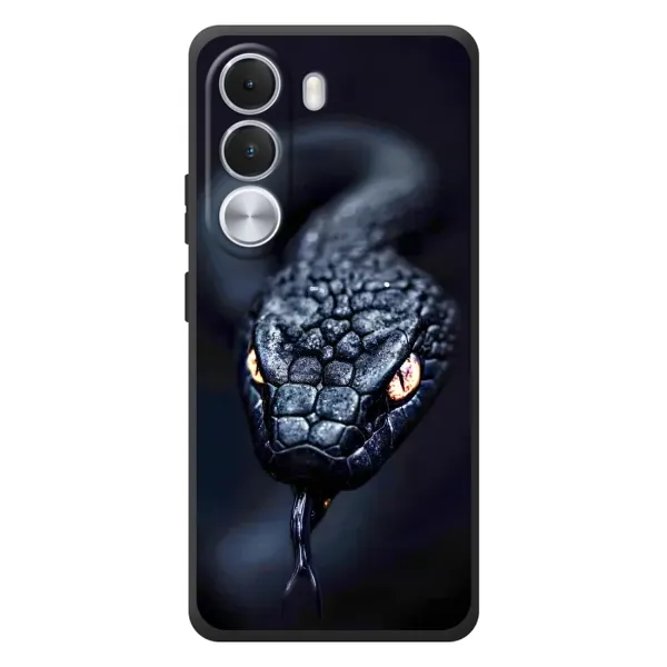 Чохол з принтом «Чорна змія» для Realme C100i Чохол з принтом «Чорна змія» для Realme C100i