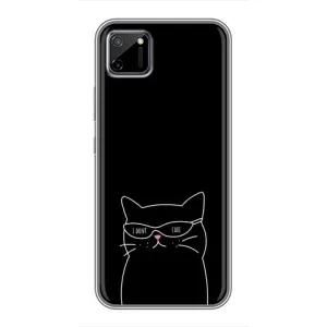 Чохол з малюнком кіт на Realme C11 (Байдужий кіт)