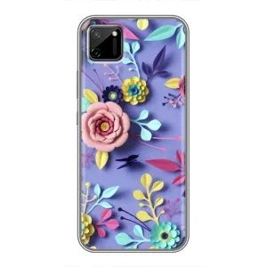Чехлы с Цветами для Realme C11 (VPrint) (Цветочный дизайн)