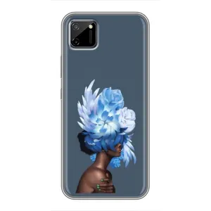 Чехлы (ART) Цветы на Realme C11 (VPrint) (Цветы на голове)