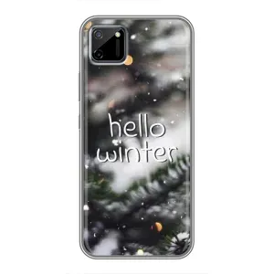 Новогодние, Праздничные Чехлы для Realme C11 - 2024 год (Hello winter)