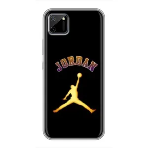 Чехлы для Realme C11 - с картинкой JORDAN (AlphaPrint) (Jordan Gold)