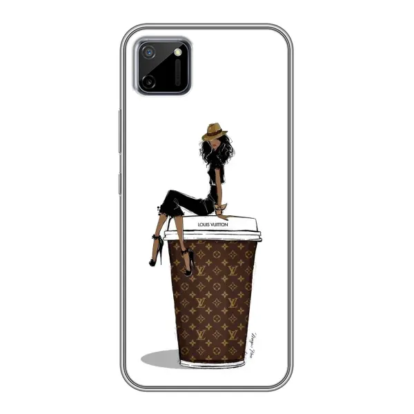 Чехол с принтом «кофе LOUIS VUITTON» для Realme C11