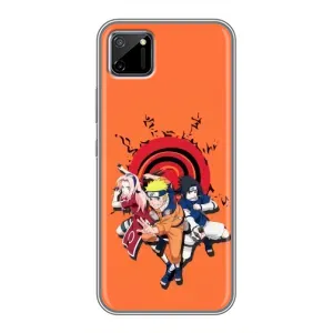 Naruto Anime Чехлы для Реалми С11 (AlphaPrint) (команда Наруто)