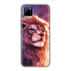 Чехол со Львом для Realme C11 (VPrint) (Красочный Лев)