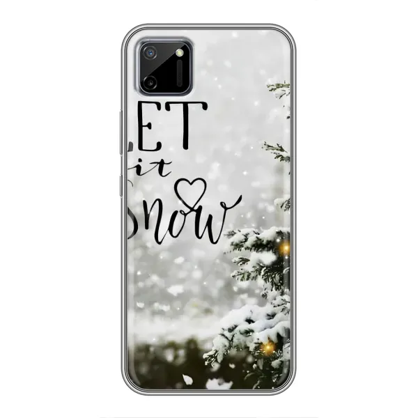 Чехол с принтом «Let it snow» для Realme C11