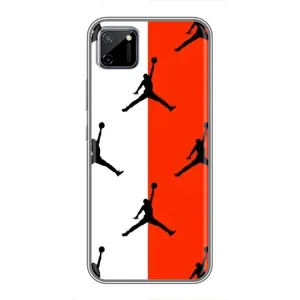 Чехлы для Realme C11 - с картинкой JORDAN (AlphaPrint) (Лого Джордан)