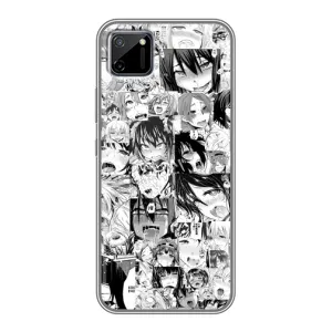Анимешный чехол для Realme C11 (Ahegao manga)