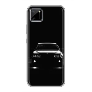 Чехол для Реалми С11 - с принтом БМВ (AlphaPrint) (Машина BMW)
