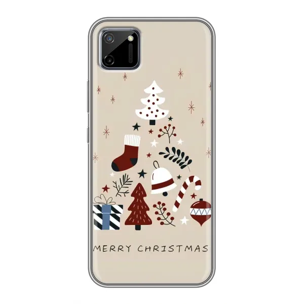 Чехол с принтом «Merry Christmas» для Realme C11 Чехол с принтом «Merry Christmas» для Realme C11
