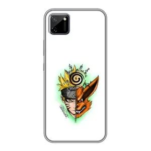 Naruto Anime Чехлы для Реалми С11 (AlphaPrint) (Наруто Курама)