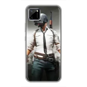 Чехол PUBG для Реалми С11 (AlphaPrint)