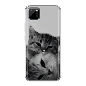 Чохол з малюнком кіт на Realme C11 (Пара котів)