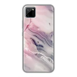 Мраморный чехол на Realme C11 (VPrint) (Пурпурный Мрамор)