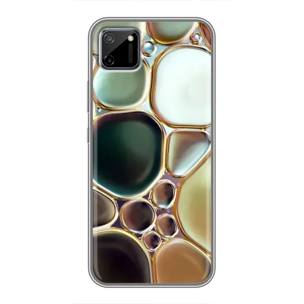 Чехол с принтом «Радужный Мрамор» для Realme C11