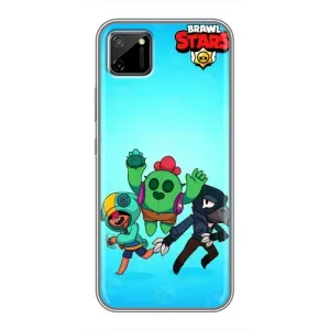 Чехлы Brawl Stars для Realme C11 (AlphaPrint) (Трио героев)