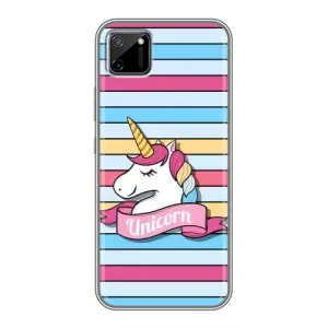 Чехол для Реалми С11 - (Единорожки - Новинки) (AlphaPrint) (Unicorn)