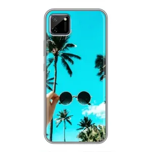 Силиконовый чехол с КАРТИНКАМИ лето для Realme C11 (AlphaPrint) (Взгляд лето)