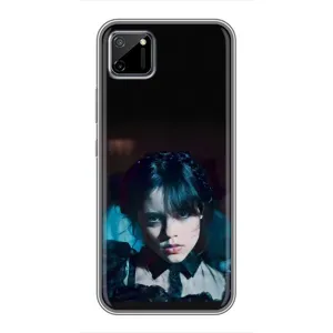 Чехлы Венсдей на Realme C11 Уэнсдей (AlphaPrint) (взгляд Уэнздей)