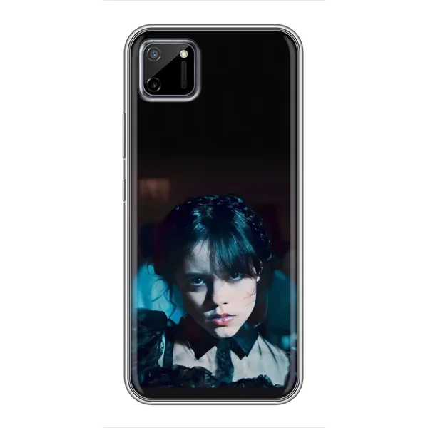 Чехол с принтом «взгляд Уэнздей» для Realme C11